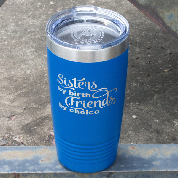 Sister Quotes and Sayings Blue Polar Camel Tumbler - 20oz - Angled
