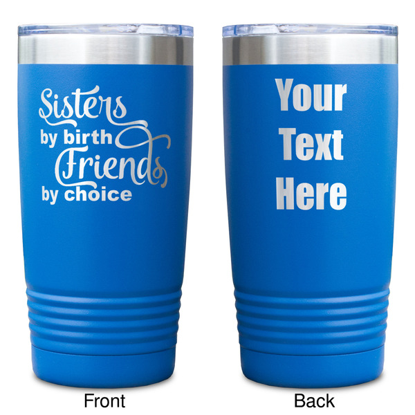 Sister Quotes and Sayings Blue Polar Camel Tumbler - 20oz - Double Sided - Approval