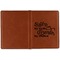 Sister Quotes and Sayings Cognac Leather Passport Holder Outside Single Sided - Apvl