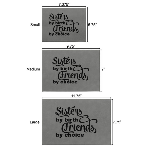 Sister Quotes and Sayings Engraved Gift Boxes - All 3 Sizes