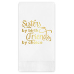 Sister Quotes and Sayings Guest Napkins - Foil Stamped
