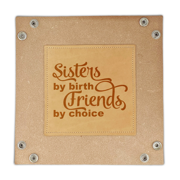 Sister Quotes and Sayings Genuine Leather Valet Trays - FRONT (flat)