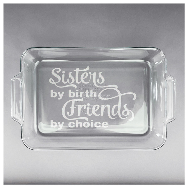 Sister Quotes and Sayings Glass Baking Dish - APPROVAL (13x9)