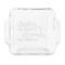 Sister Quotes and Sayings Glass Cake Dish - APPROVAL (8x8)