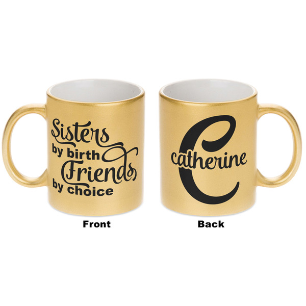Sister Quotes and Sayings Gold Mug - Apvl