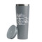 Sister Quotes and Sayings Grey RTIC Everyday Tumbler - 28 oz. - Lid Off