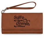 Sister Quotes and Sayings Ladies Leatherette Wallet - Laser Engraved