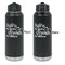 Sister Quotes and Sayings Laser Engraved Water Bottles - Front & Back Engraving - Front & Back View