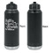 Sister Quotes and Sayings Laser Engraved Water Bottles - Front Engraving - Front & Back View