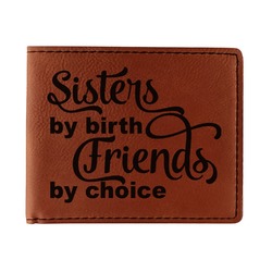 Sister Quotes and Sayings Leatherette Bifold Wallet