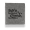 Sister Quotes and Sayings Leather Binder - 1" - Grey