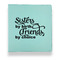Sister Quotes and Sayings Leather Binders - 1" - Teal - Front View
