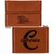 Sister Quotes and Sayings Leather Business Card Holder - Front Back