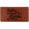 Sister Quotes and Sayings Leather Checkbook Holder - Main