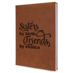 Sister Quotes and Sayings Leather Sketchbook