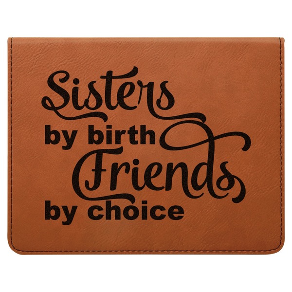 Sister Quotes and Sayings Leatherette 4-Piece Wine Tool Set Flat