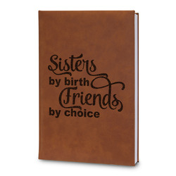 Sister Quotes and Sayings Leatherette Journal - Large - Double Sided