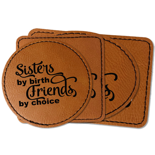 Custom Sister Quotes and Sayings Faux Leather Iron On Patch