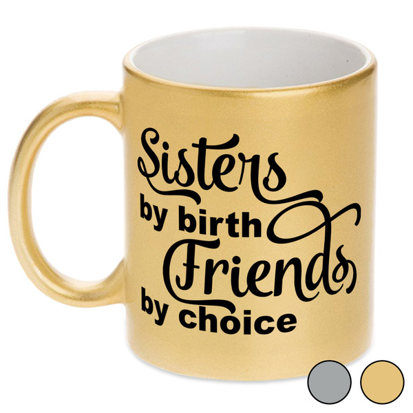 Sister Quotes and Sayings Metallic Mugs