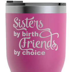 Sister Quotes and Sayings RTIC Tumbler - Magenta - Laser Engraved - Single-Sided