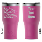 Sister Quotes and Sayings RTIC Tumbler - Magenta - Laser Engraved - Double-Sided