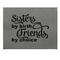 Sister Quotes and Sayings Small Engraved Gift Box with Leather Lid - Approval