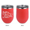 Sister Quotes and Sayings Stainless Wine Tumblers - Coral - Single Sided - Approval