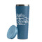 Sister Quotes and Sayings Steel Blue RTIC Everyday Tumbler - 28 oz. - Lid Off