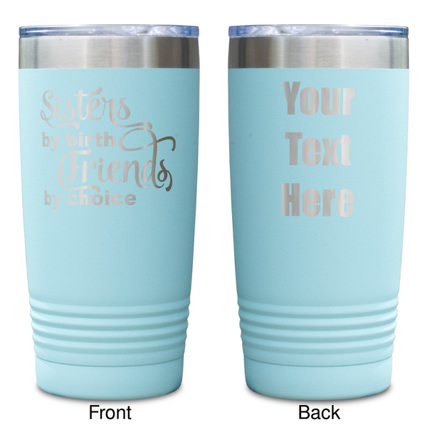 Sister Quotes and Sayings Teal Polar Camel Tumbler - 20oz -Double Sided - Approval