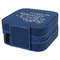 Sister Quotes and Sayings Travel Jewelry Boxes - Leather - Navy Blue - View from Rear