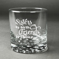 Sister Quotes and Sayings Whiskey Glass (Single)