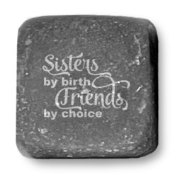 Sister Quotes and Sayings Whiskey Stone Set - Set of 3