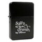 Sister Quotes and Sayings Windproof Lighters - Black - Front/Main