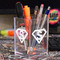 Super Hero Letters Acrylic Pen Holder - In Context