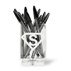 Super Hero Letters Acrylic Pen Holder (Personalized)