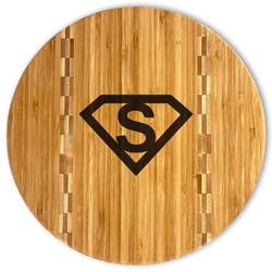 Super Hero Letters Bamboo Cutting Board (Personalized)