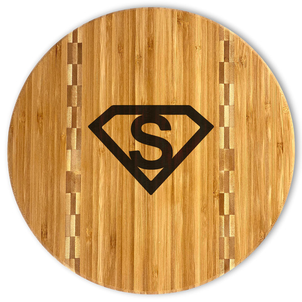 Custom Super Hero Letters Bamboo Cutting Board
