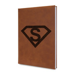 Super Hero Letters Leatherette Journal (Personalized)