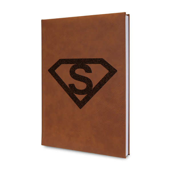 Custom Super Hero Letters Leatherette Journal - Double Sided (Personalized)