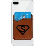 Super Hero Letters Leatherette Phone Wallet