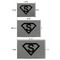 Super Hero Letters Engraved Gift Boxes - All 3 Sizes