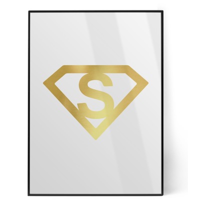 Super Hero Letters Foil Print (Personalized)