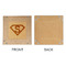 Super Hero Letters Genuine Leather Valet Trays - APPROVAL