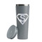 Super Hero Letters Grey RTIC Everyday Tumbler - 28 oz. - Lid Off