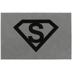 Super Hero Letters Large Gift Box w/ Engraved Leather Lid