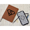 Super Hero Letters Leather Sketchbook - Large - Single Sided - In Context
