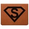 Super Hero Letters Leatherette 4-Piece Wine Tool Set Flat