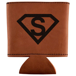 Super Hero Letters Leatherette Can Sleeve