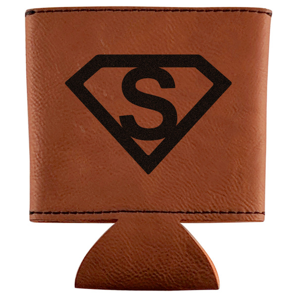 Custom Super Hero Letters Leatherette Can Sleeve