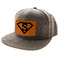 Super Hero Letters Leatherette Patches - LIFESTYLE (HAT) Rectangle